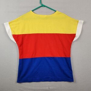 Vintage Queen Casuals Shirt Women's Large Short Sleeves Top